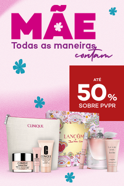 Produtos para oferecer dia da m&atilde;e com destaque promocional de at&eacute;  50% sobre pre&ccedil;o de Venda ao P&uacute;blico Recomendado
